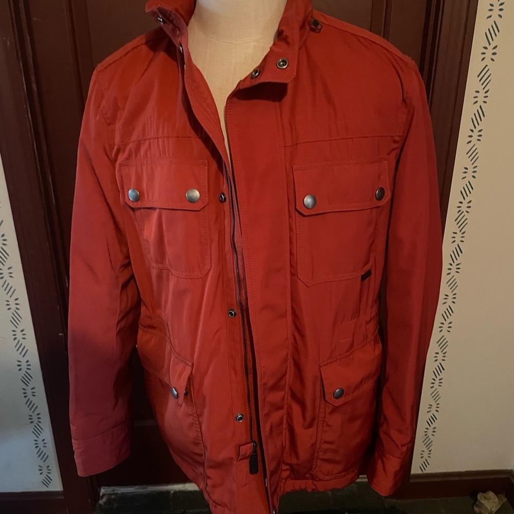 Coach Men's Military Red Jacket